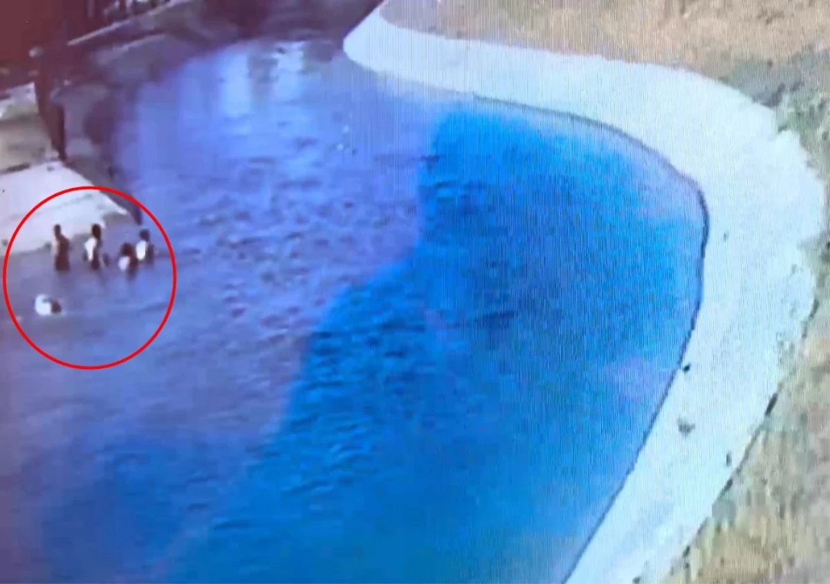 Batman’da sulama kanalında boğulma tehlikesi geçiren çocuğun görüntüleri ortaya çıktı