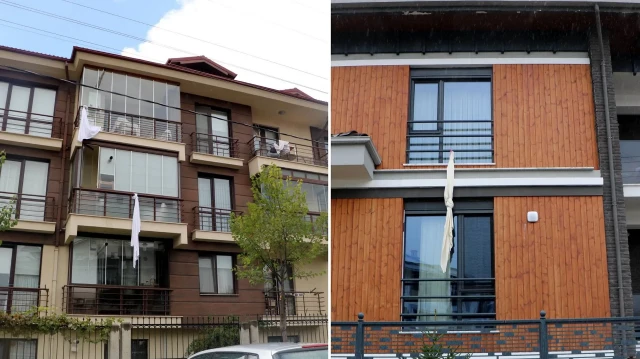 evlerine carsaf asarak kartalkaya faciasina dikkat cektiler vTUzuNdA